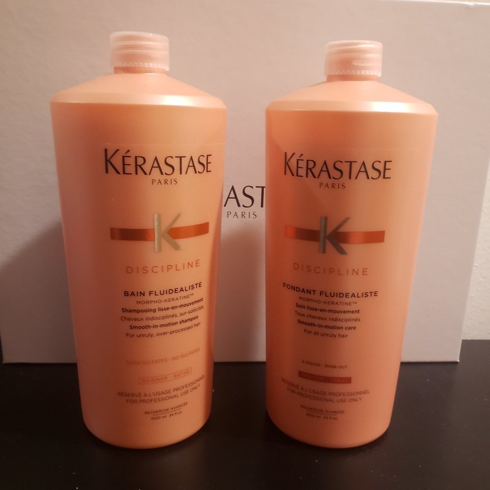 Kerastase Discipline Set Shampoo and Conditioner 34 oz
